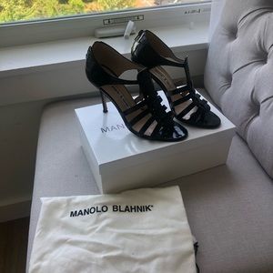 Manolo Blahnik Strappy Heels